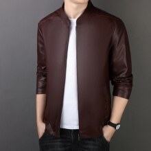 PU Korean Style Men's Leather Jacket