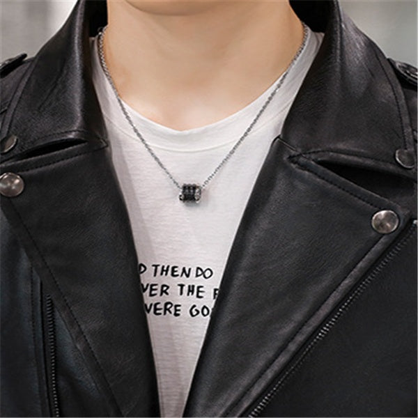 Men's PU Leather Biker Jacket