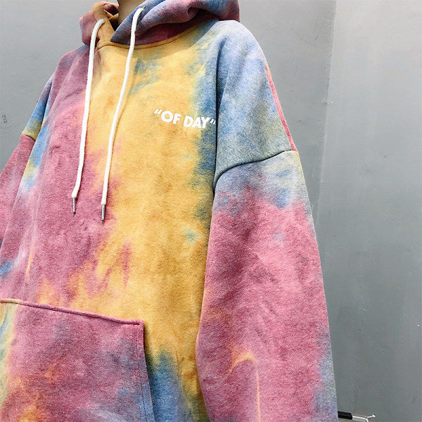 Vintage Tie-Dye – Loose Fit Hoodie
