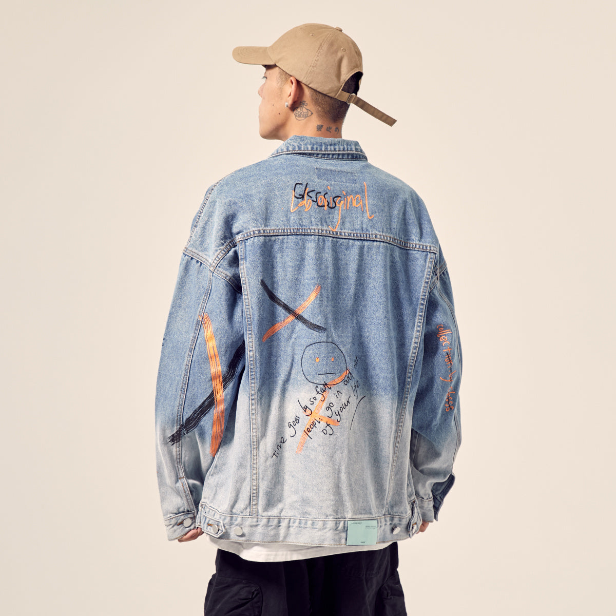 Vintage Streetwear Oversized - Casual Denim Jacket