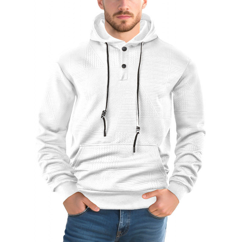 Pullover Sports Loose Long Sleeve Hooded Sweater Men