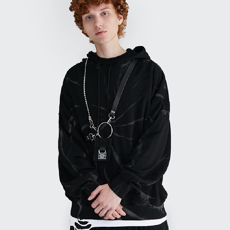 Diablo Wind – Men’s Loose Streetwear Cotton Pullover