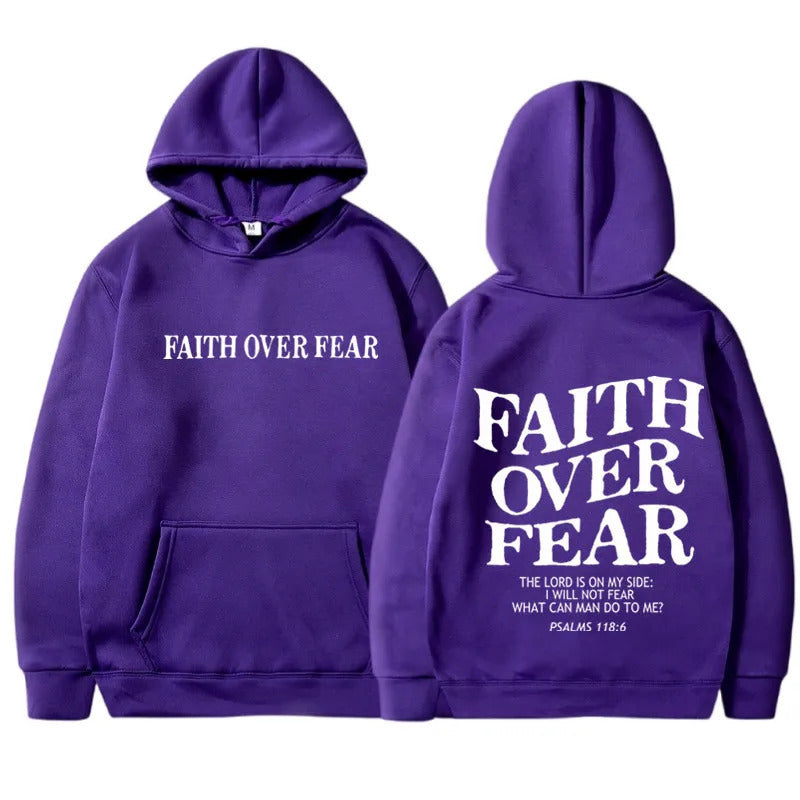 "Faith Over Fear" Printed UNISEX Hoodies