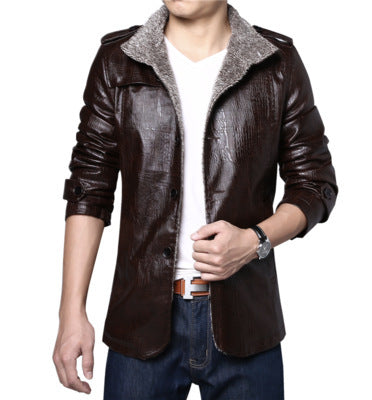 Classic Lapel Collar Korean-Style Winter Jacket
