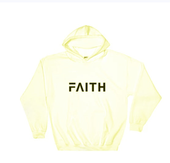 Faith Letter Print Womens Hoodie