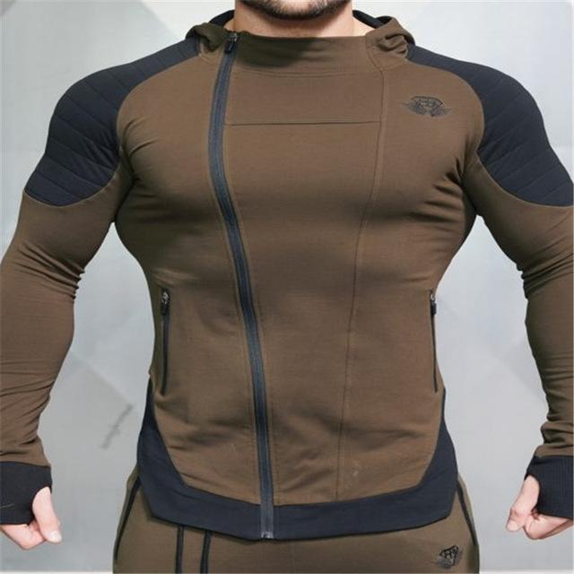 Men’s Athletic-Fit Hooded Jacket
