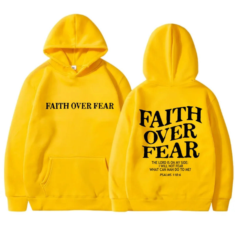 "Faith Over Fear" Printed UNISEX Hoodies