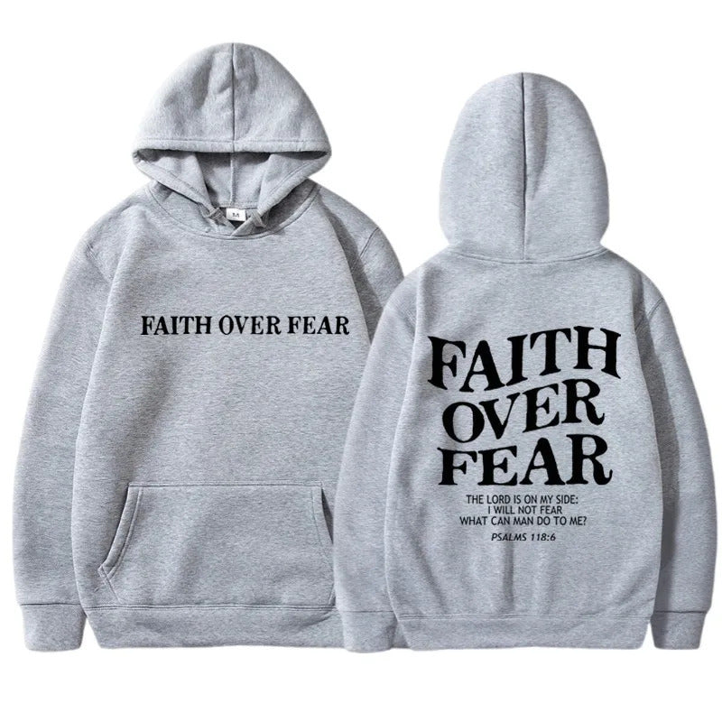 "Faith Over Fear" Printed UNISEX Hoodies