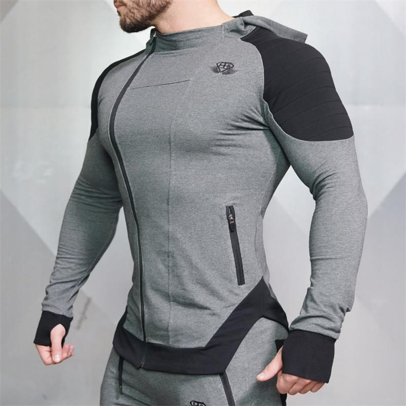 Men’s Athletic-Fit Hooded Jacket