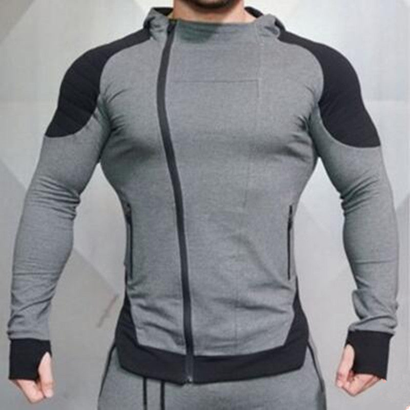 Men’s Athletic-Fit Hooded Jacket
