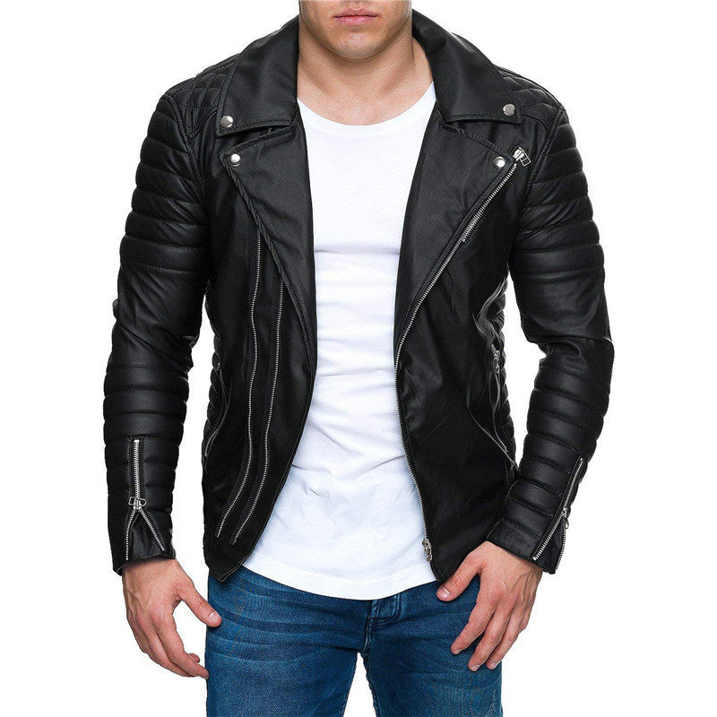 AurumEdge Classic Leather Jacket