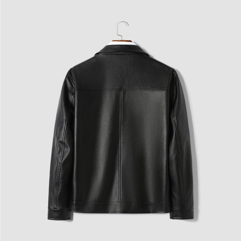 Men's Classic PU Leather Jacket