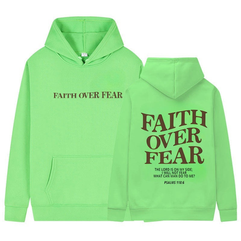 "Faith Over Fear" Printed UNISEX Hoodies