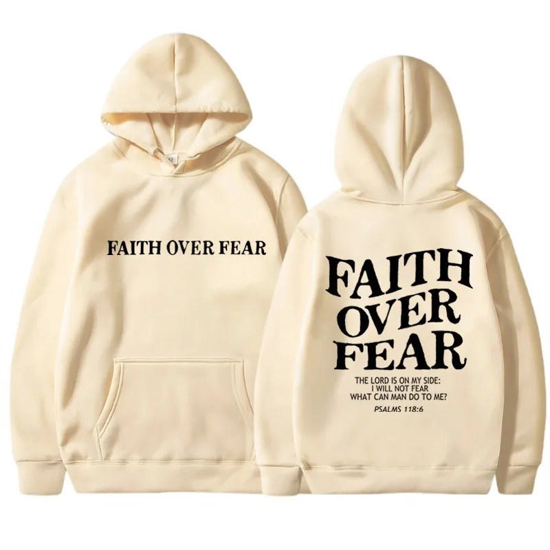 "Faith Over Fear" Printed UNISEX Hoodies