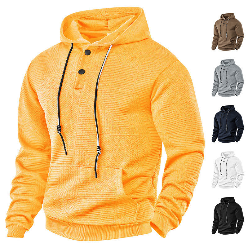 Pullover Sports Loose Long Sleeve Hooded Sweater Men