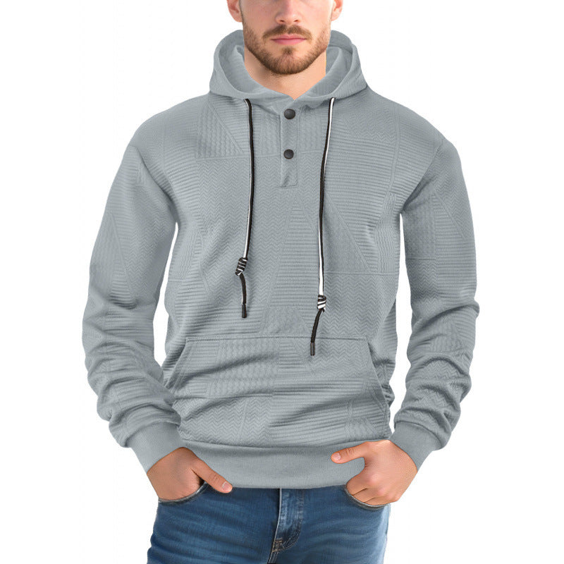 Pullover Sports Loose Long Sleeve Hooded Sweater Men