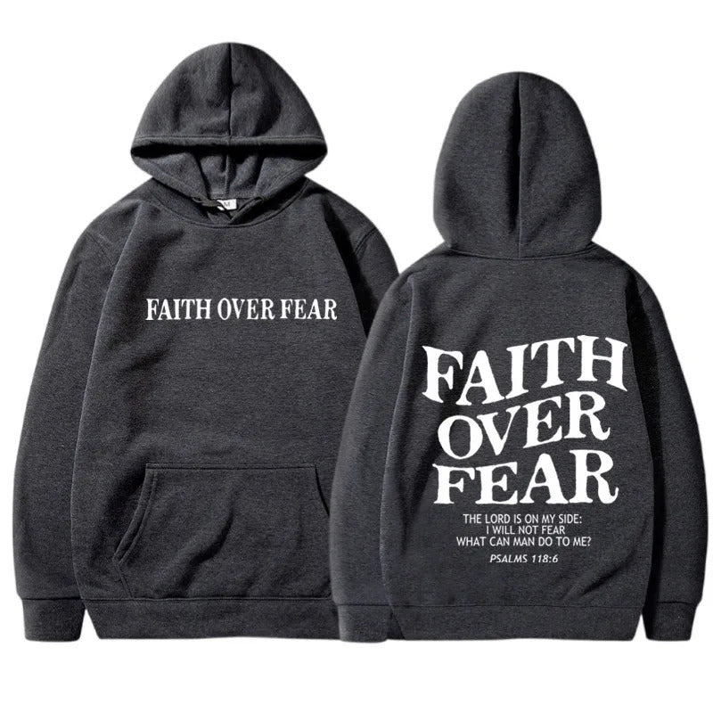 "Faith Over Fear" Printed UNISEX Hoodies