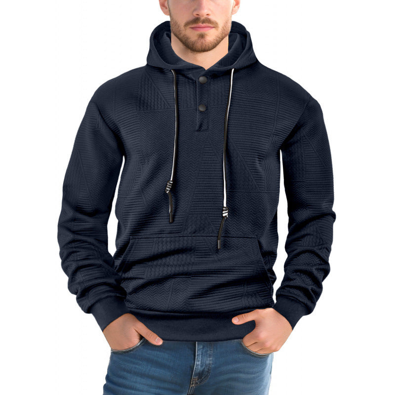 Pullover Sports Loose Long Sleeve Hooded Sweater Men