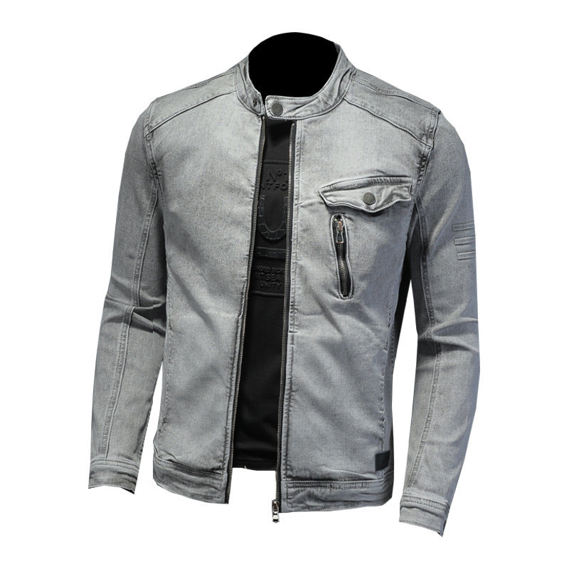 Classic Cotton Long-Sleeve Men's Jacket