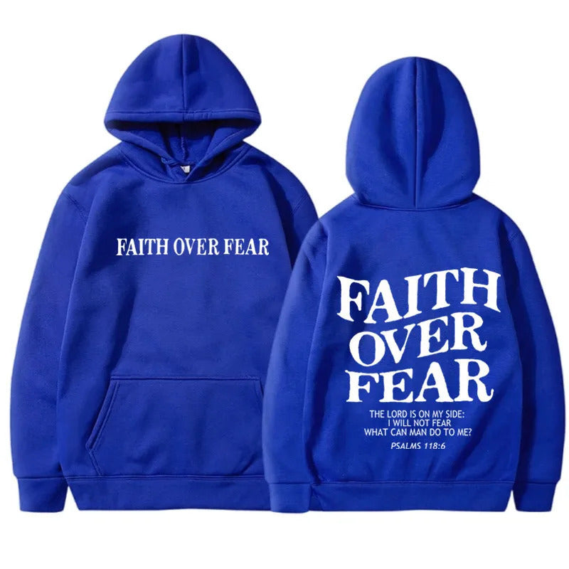 "Faith Over Fear" Printed UNISEX Hoodies