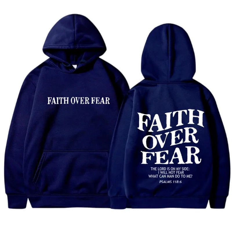"Faith Over Fear" Printed UNISEX Hoodies