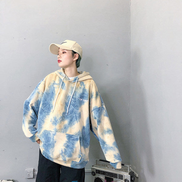 Vintage Tie-Dye – Loose Fit Hoodie