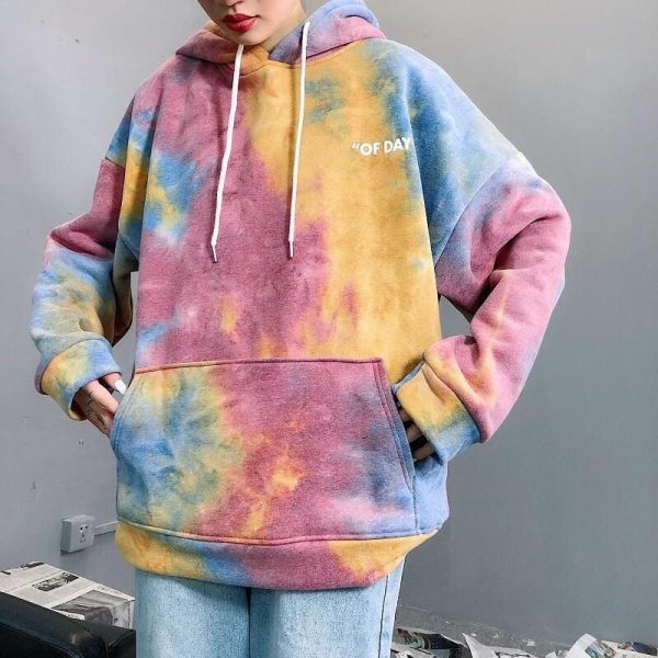 Vintage Tie-Dye – Loose Fit Hoodie