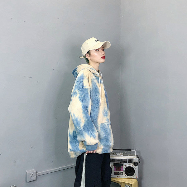 Vintage Tie-Dye – Loose Fit Hoodie
