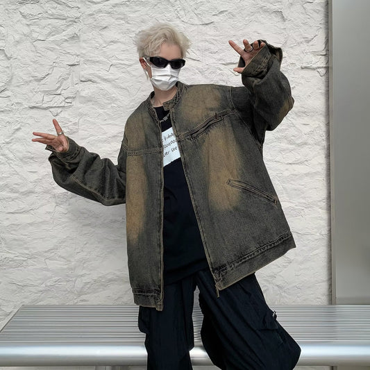 Men’s Retro American – Loose Fit Denim Jacket