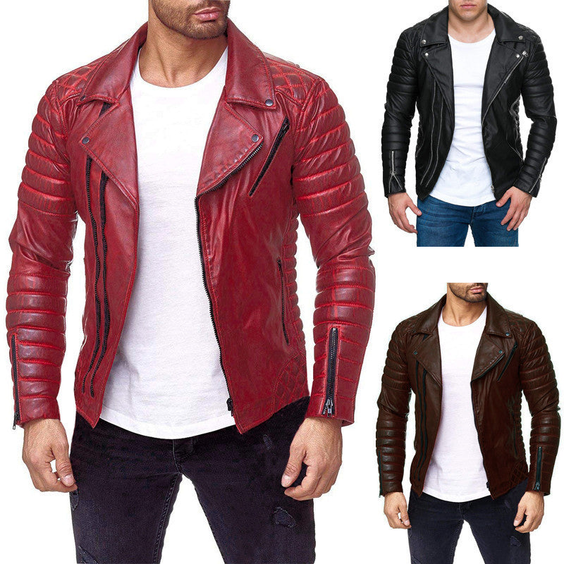AurumEdge Classic Leather Jacket