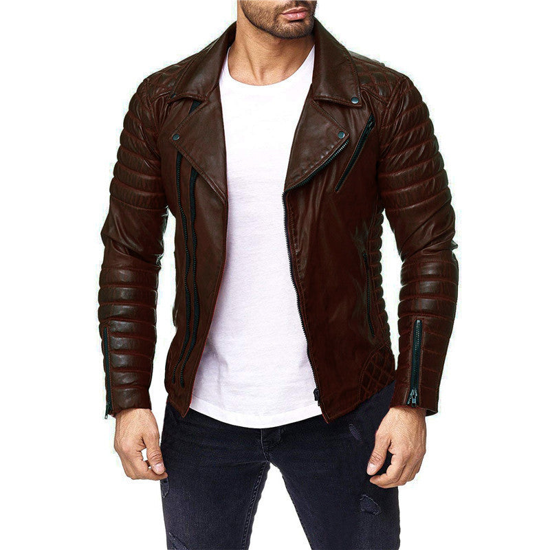 AurumEdge Classic Leather Jacket