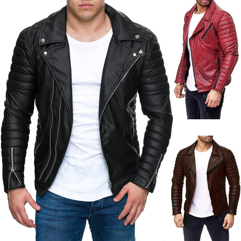AurumEdge Classic Leather Jacket