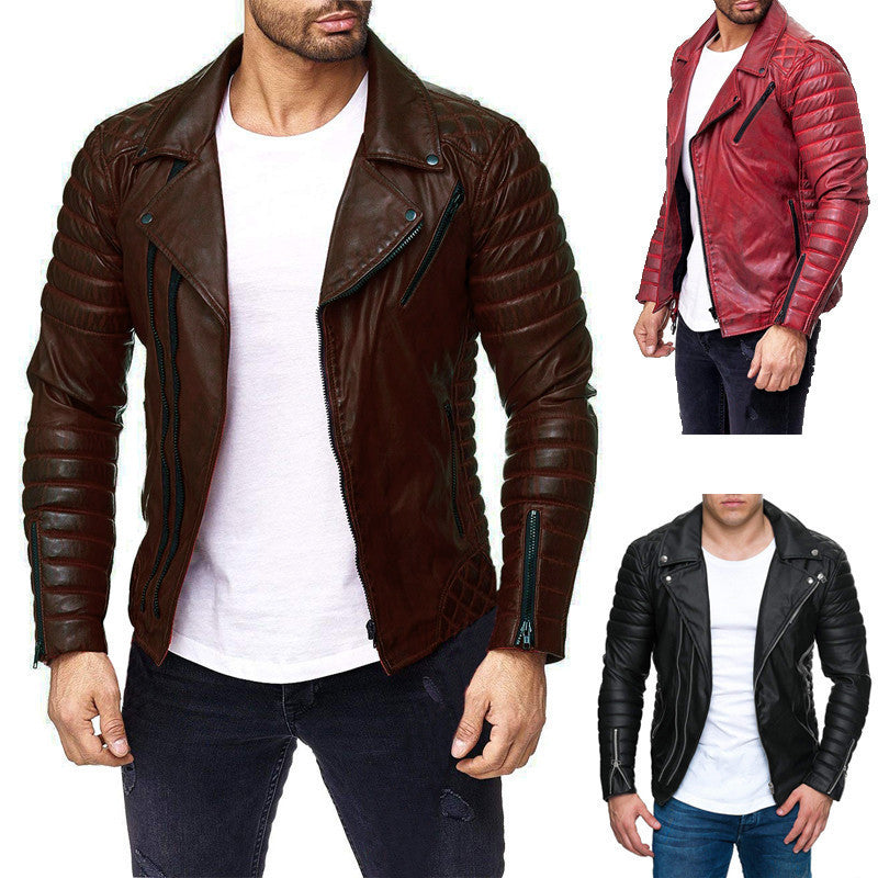 AurumEdge Classic Leather Jacket