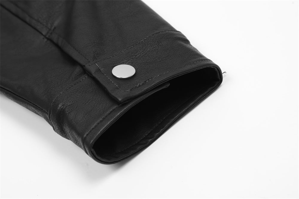 Midnight Rogue PU Leather Jacket