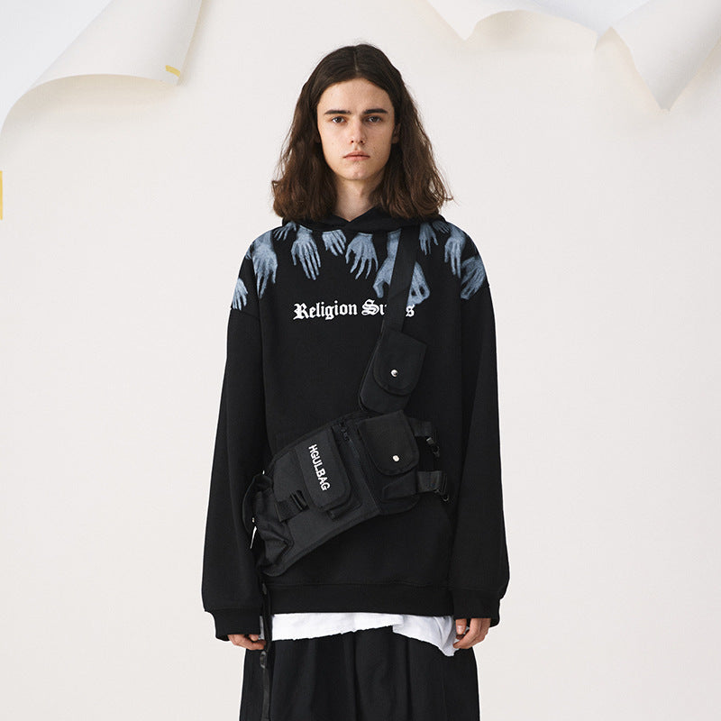 Ghost Hand - Fleece Cotton Hoodie