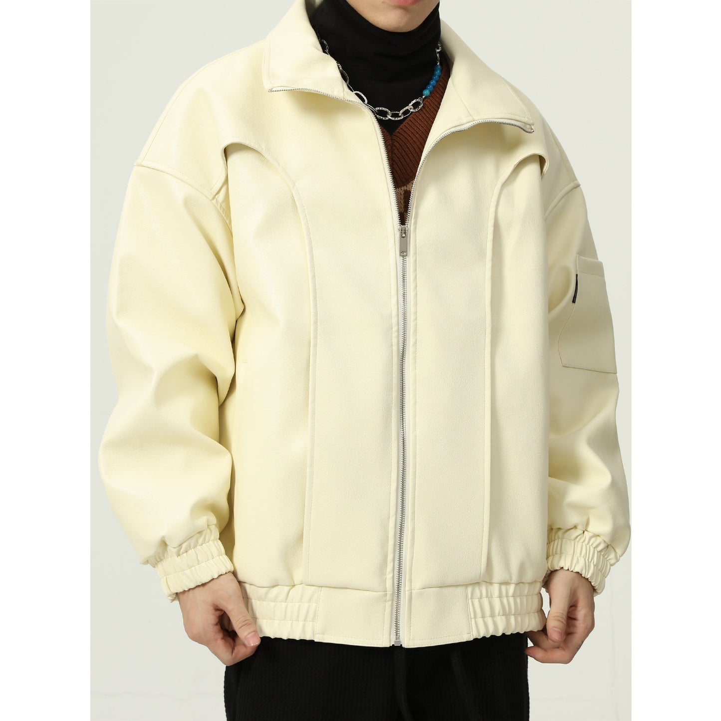 Trendy Streetwear Winter - Loose PU Leather Jacket