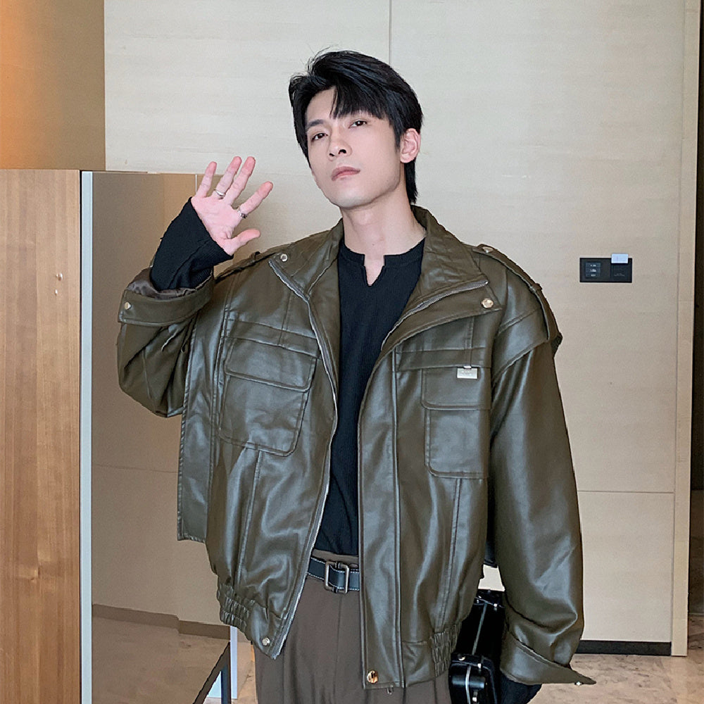 Winter Fashion Streetwear - PU Leather Jacket