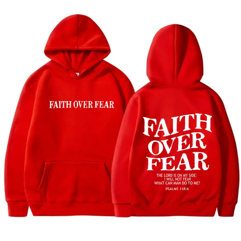 "Faith Over Fear" Printed UNISEX Hoodies