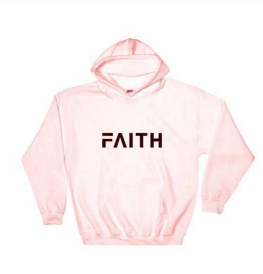 Faith Letter Print Womens Hoodie