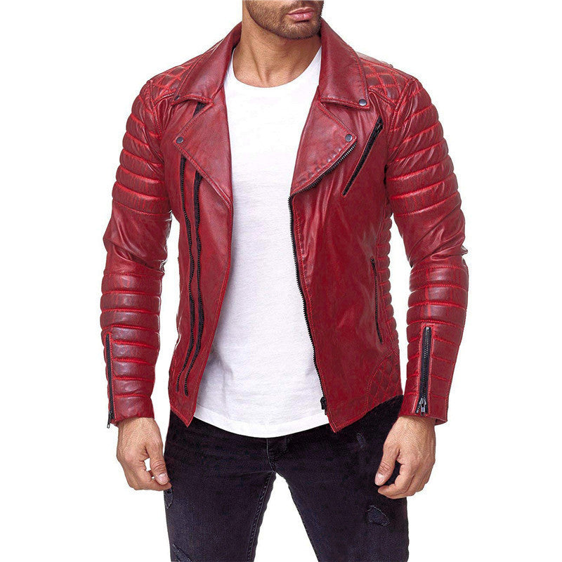 AurumEdge Classic Leather Jacket