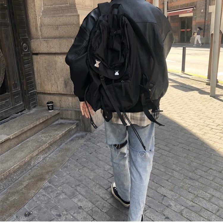 American Retro Biker Outerwear - PU Leather Jacket