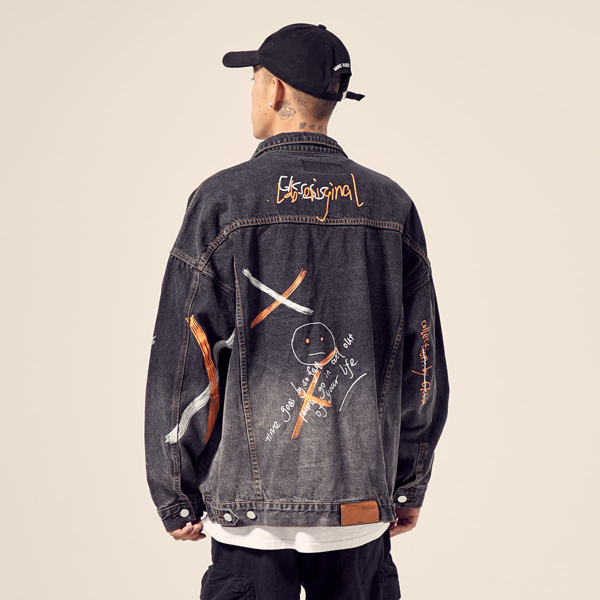 Vintage Streetwear Oversized - Casual Denim Jacket