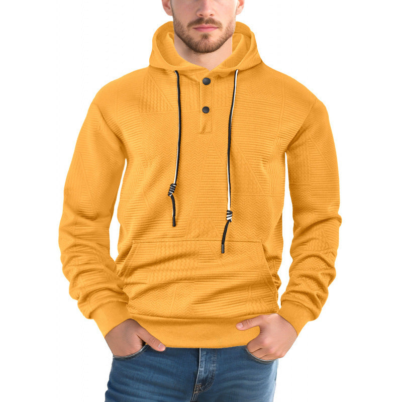 Pullover Sports Loose Long Sleeve Hooded Sweater Men