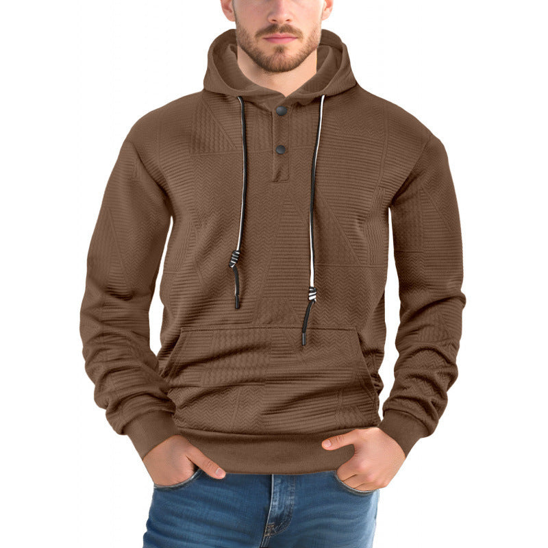 Pullover Sports Loose Long Sleeve Hooded Sweater Men