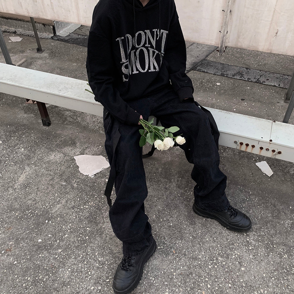 Men’s Fleece-Lined Cotton Loose Hoodie