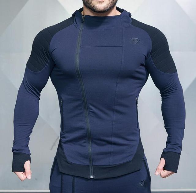 Men’s Athletic-Fit Hooded Jacket