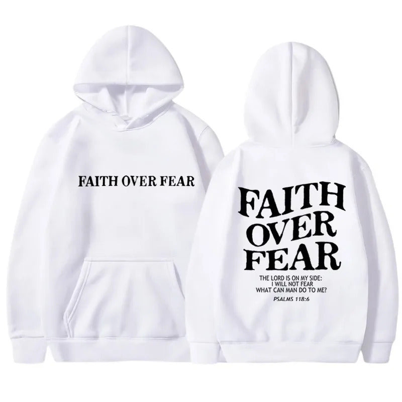 "Faith Over Fear" Printed UNISEX Hoodies