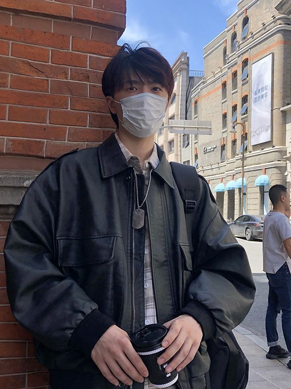 American Retro Biker Outerwear - PU Leather Jacket