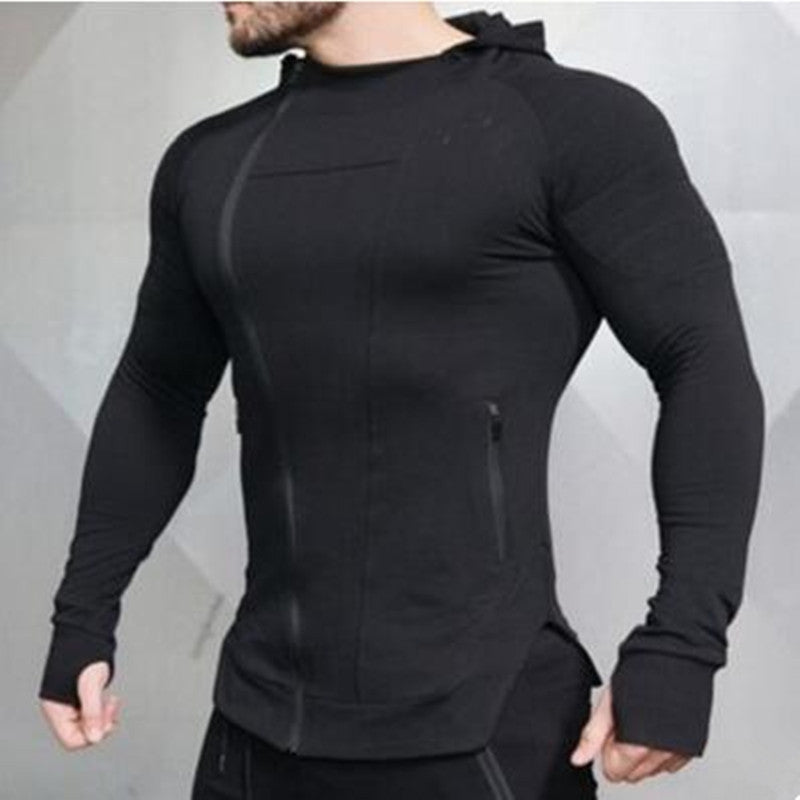 Men’s Athletic-Fit Hooded Jacket