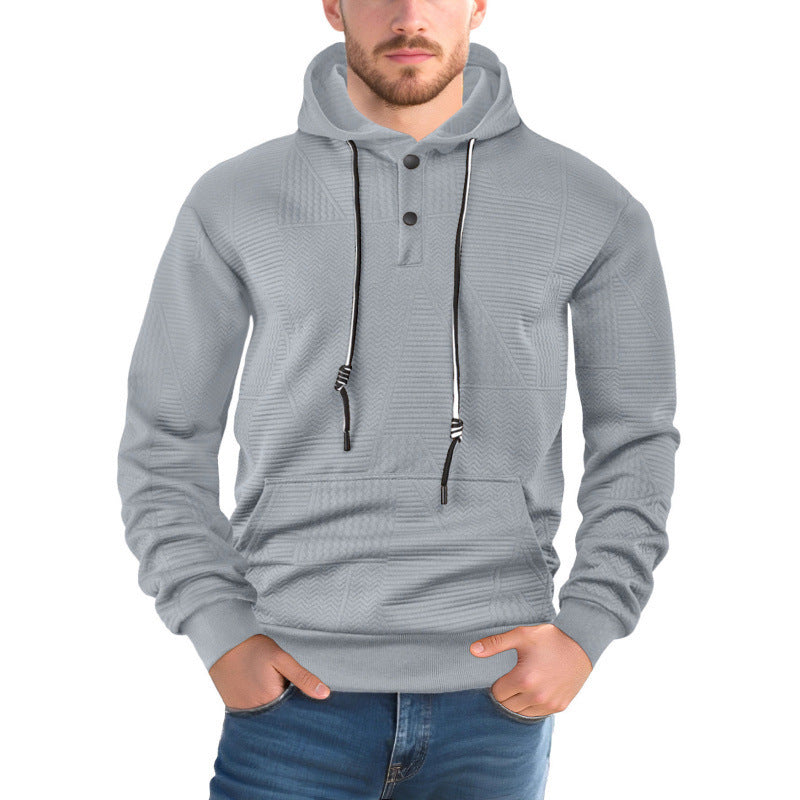 Pullover Sports Loose Long Sleeve Hooded Sweater Men